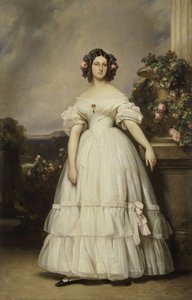Portrait of Princess Clémentine of Orléans by Franz Xaver Winterhalter
